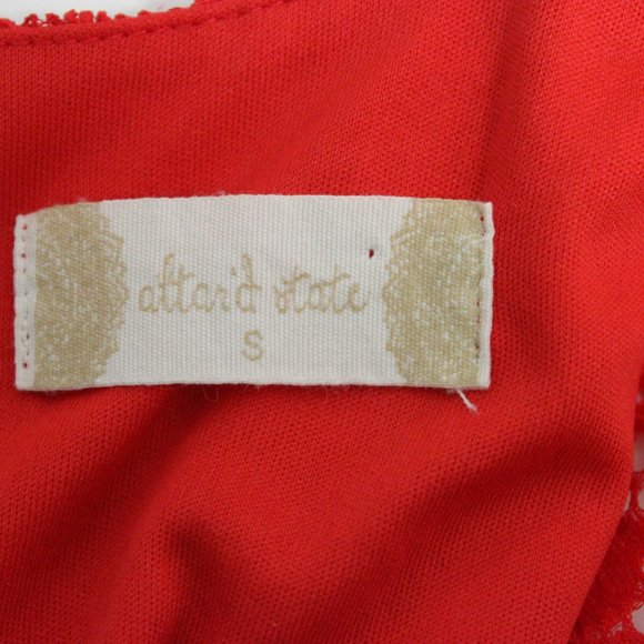 Long Sleeve Red Lace Crochet Cutout Skater Dress - Picture 8 of 9